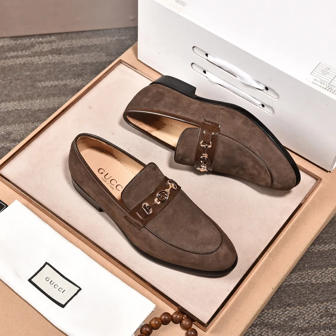 Men's shoes💰540📛📛Original (water-dyed cowhide) Gucci GUCCI official website formal shoes🌀 Italian🇮🇹imported cowhide➕top imported water-dyed cowhide lining💋Finely handmade original bottom, the real thing looks better when photographed in person Standard size 38-44